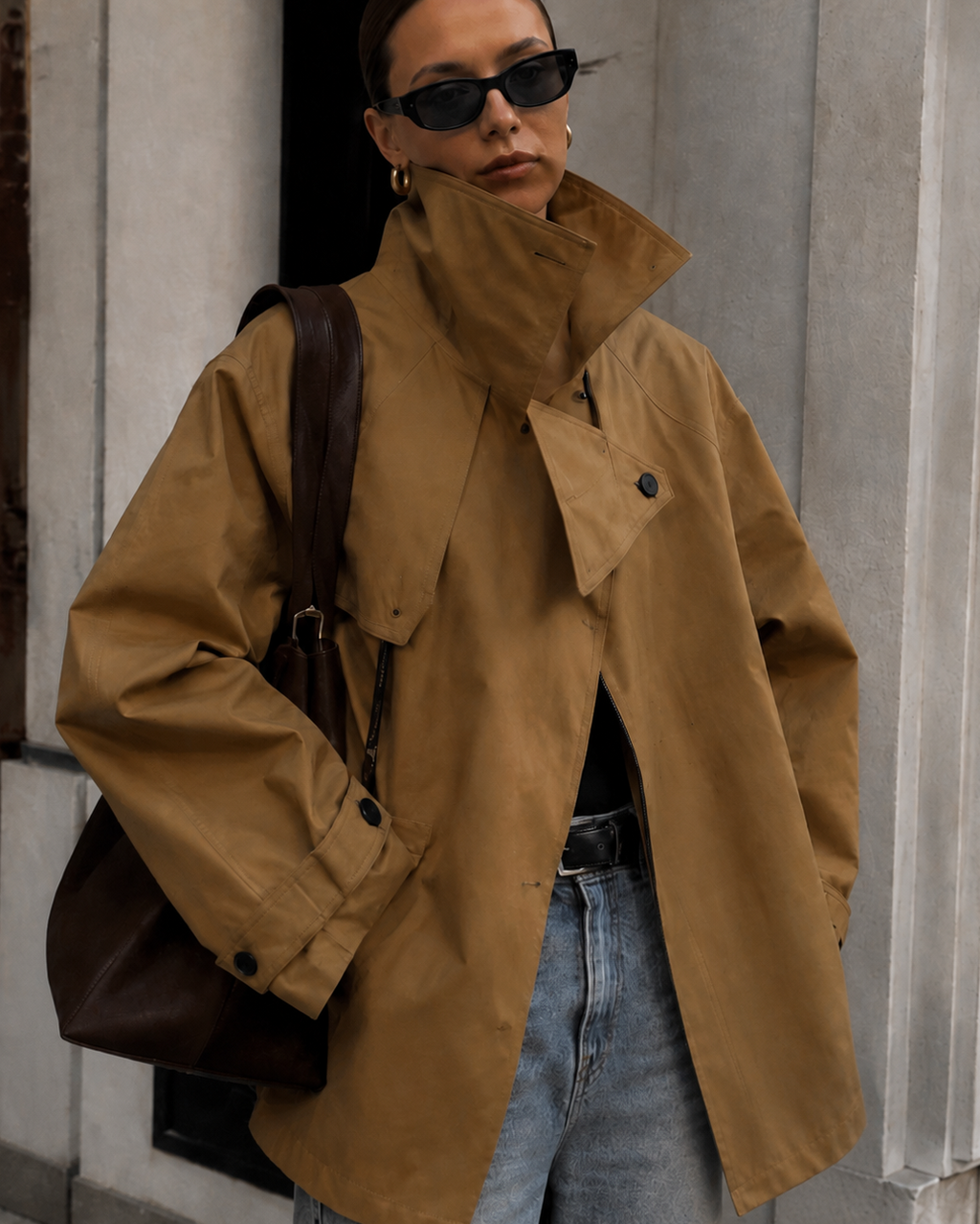 Oversized Trench Jacket