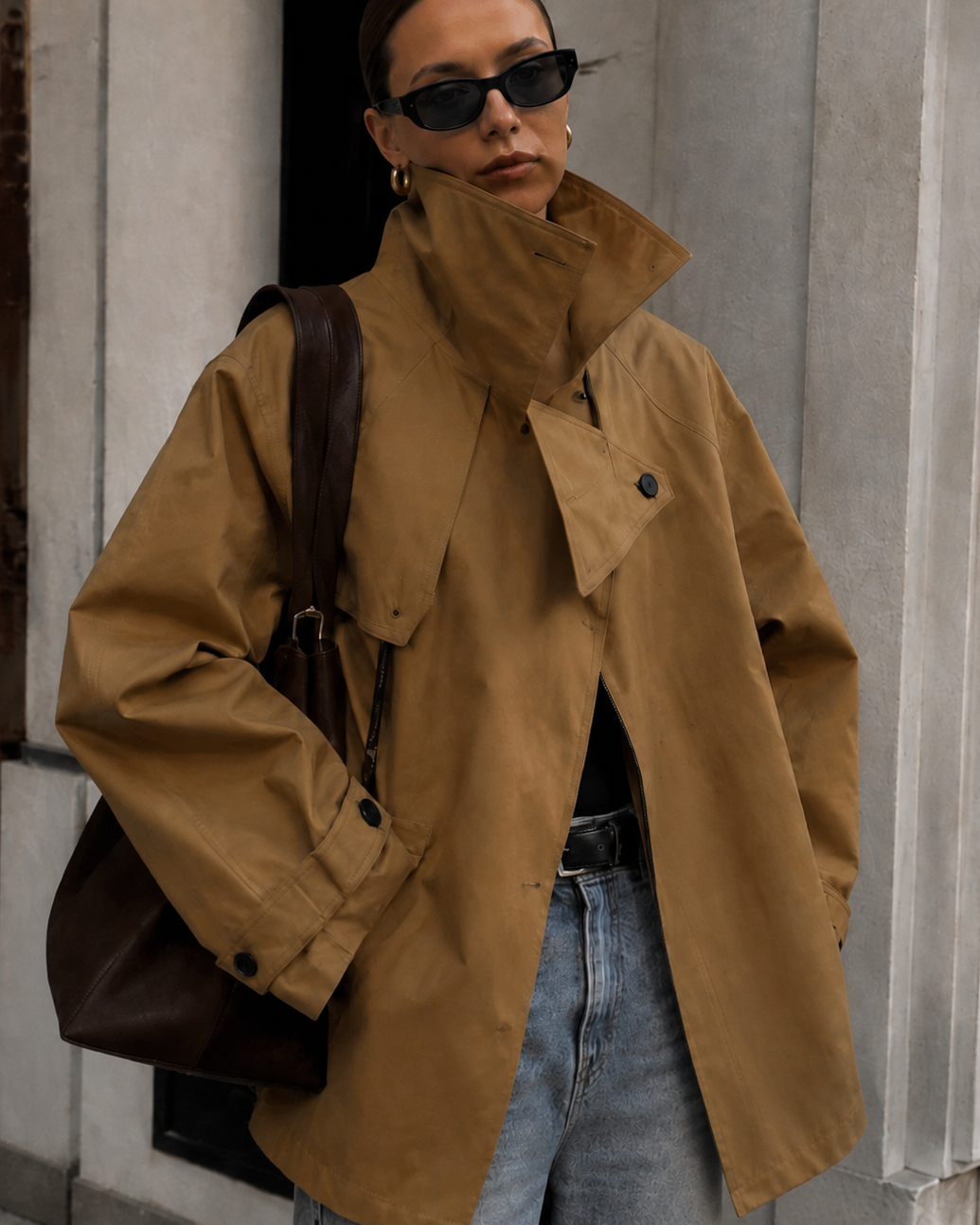 Oversized Trench Jacket