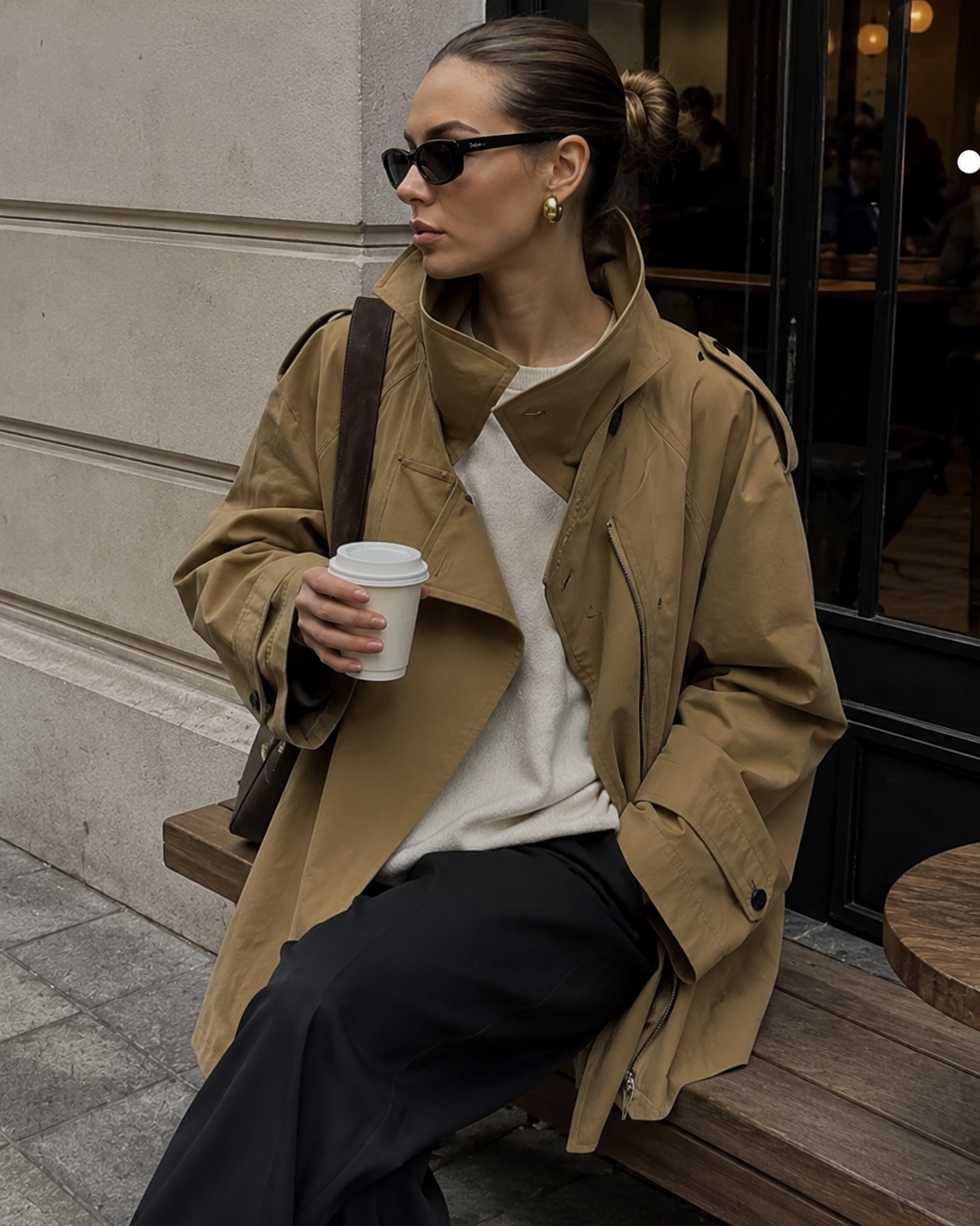 Oversized Trench Jacket